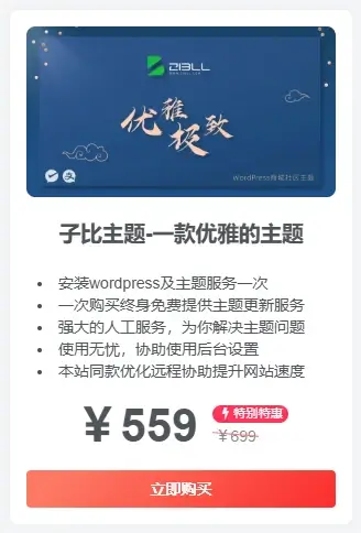 【子比美化】侧边栏主题推广小工具，可更改文字图片跳转链接-游小二